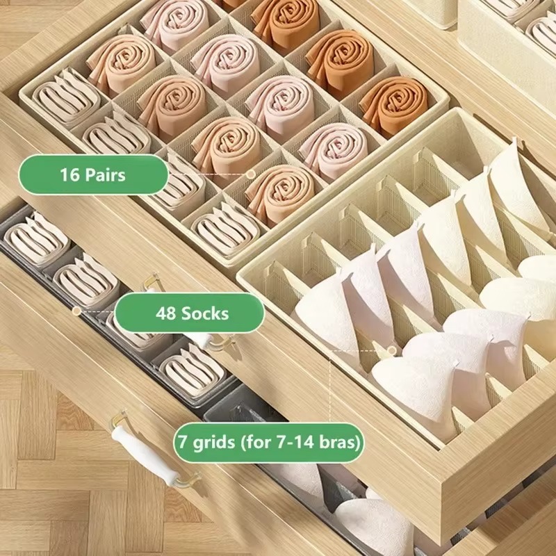 1-2Pcs Non-woven Fabric Underw - Sock Organizer Tray 리뷰 및 가격