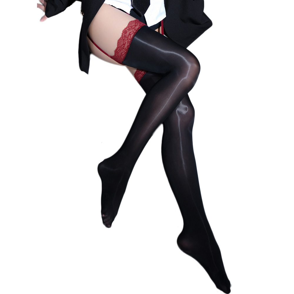 Patchwork Oil Glossy Shiny Pan - Tights Pantyhose Sheer 리뷰 및 가격