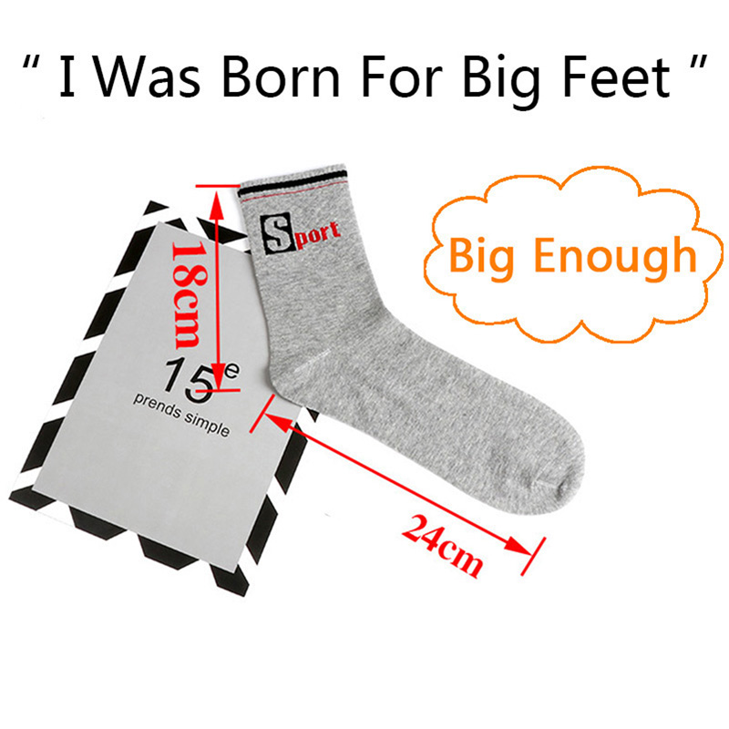 3 Pairs/Pack Big Large Socks E - Cotton Crew Sock Pack 리뷰 및 가격