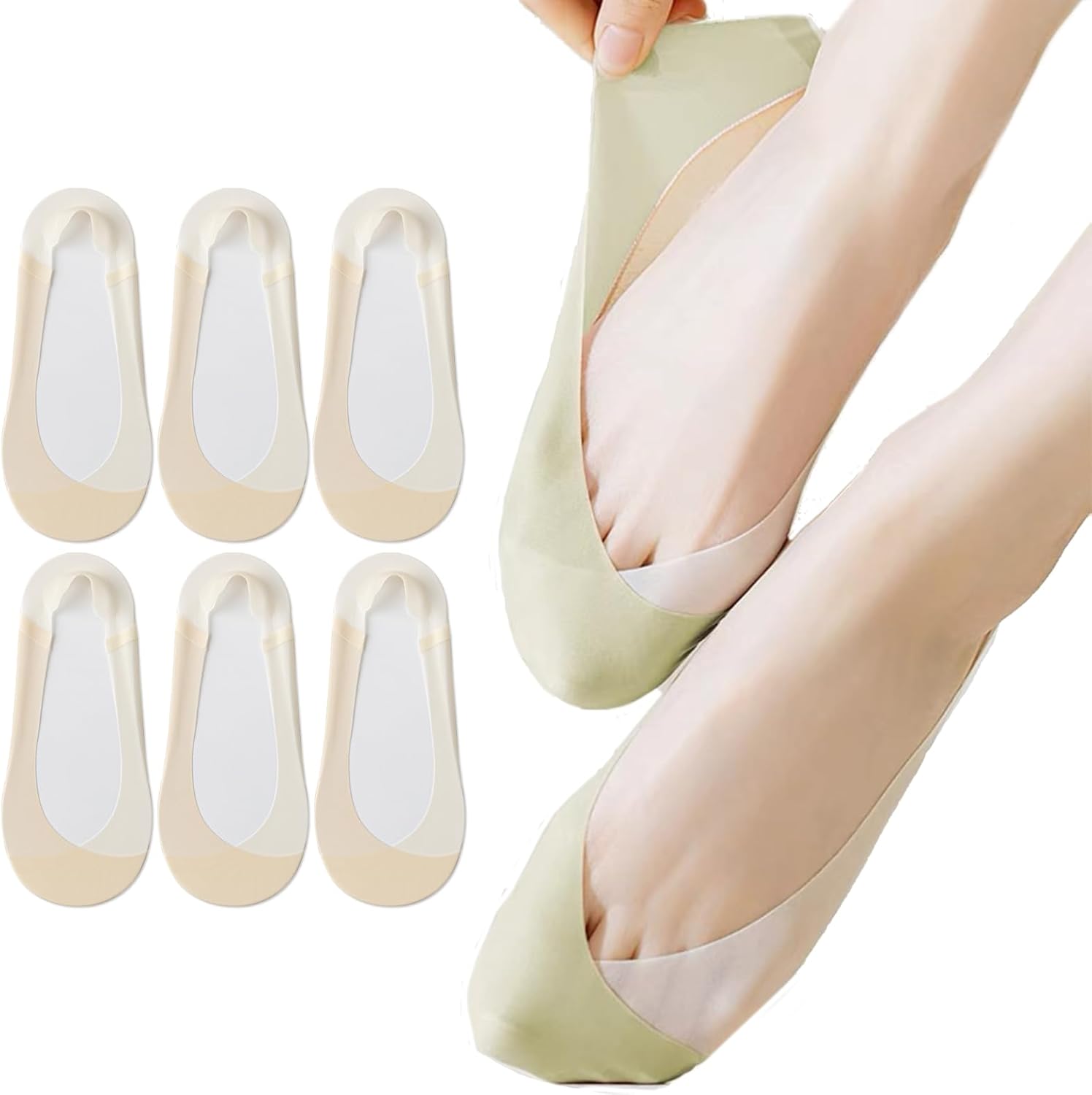 Caudblor 6 Pack Thin No Show S - Invisibility Sock Loafer 리뷰 및 가격