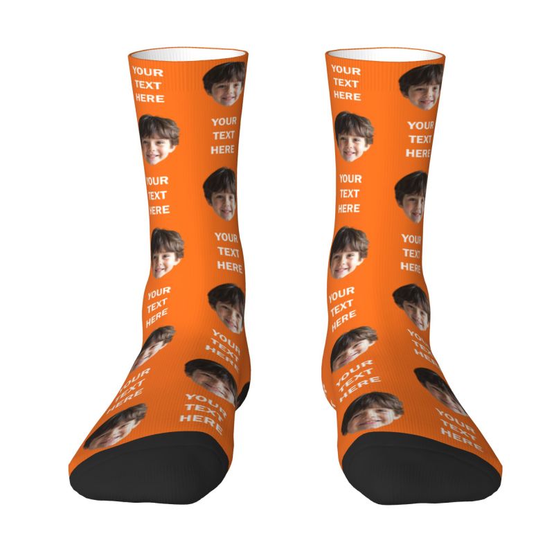 Personalized Photo Text Custom - Dress Sock Men 리뷰 및 가격