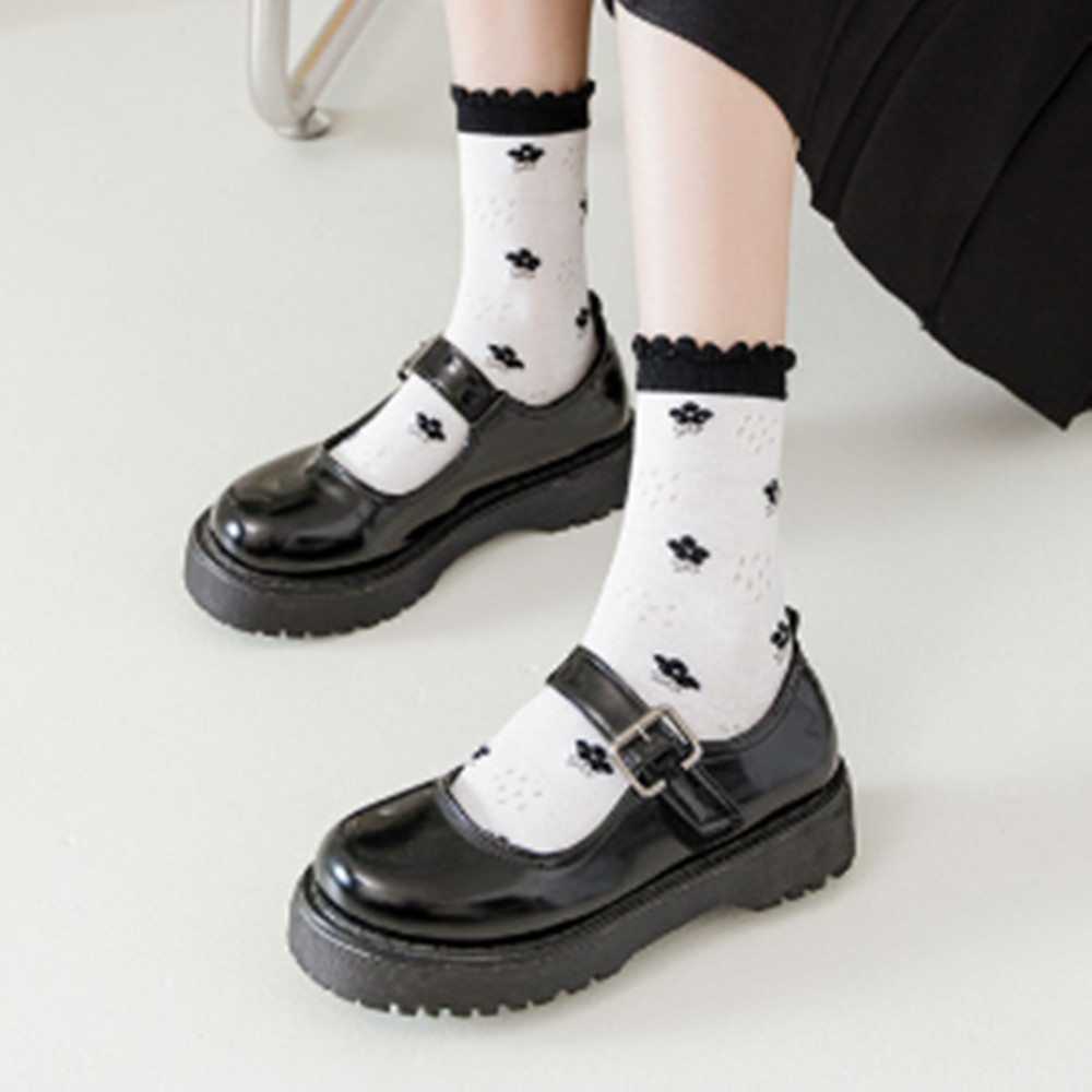 Woman Lace flower short sock t - Invisibility Sock Loafer 리뷰 및 가격