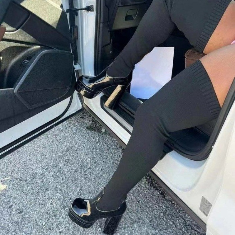 Women Boots Platform Over The  - Knee High Sock Women 리뷰 및 가격