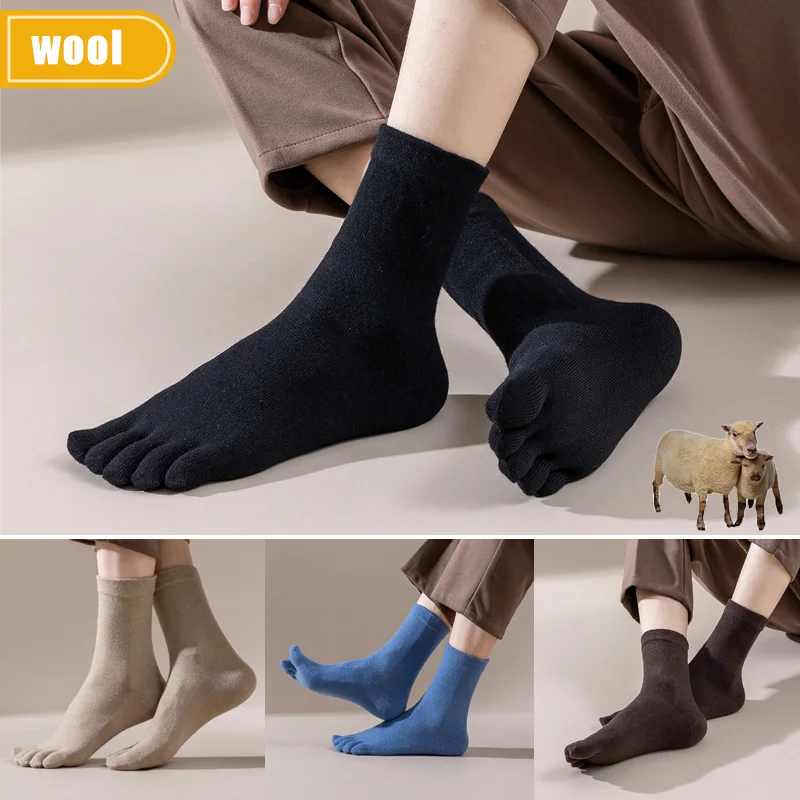 Mans Wool Five Finger Socks Sh - Thermal Sock Winter 리뷰 및 가격