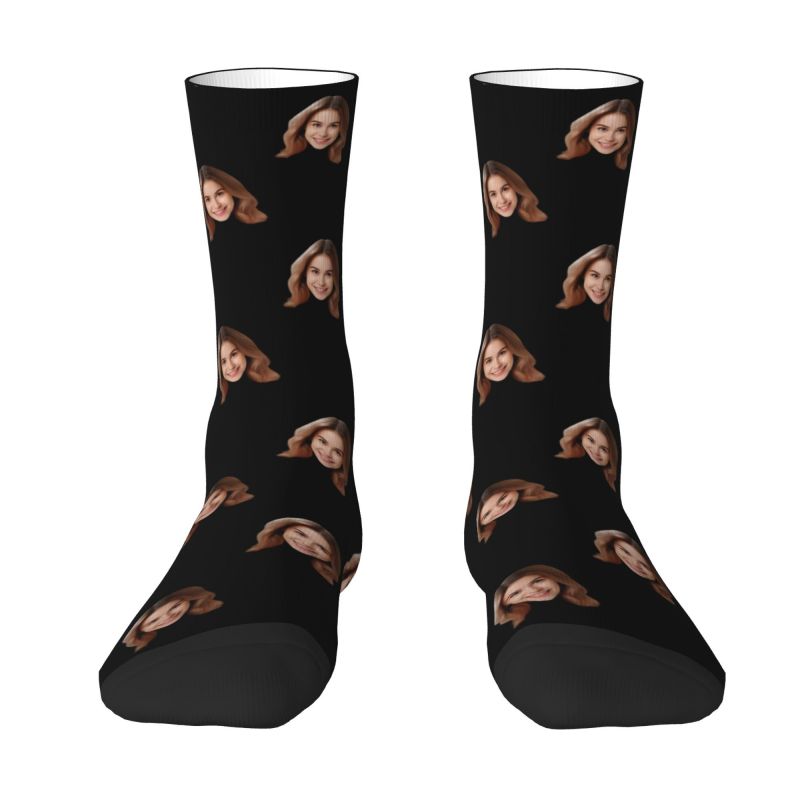 Personalized Custom Face Photo - Dress Sock Men 리뷰 및 가격