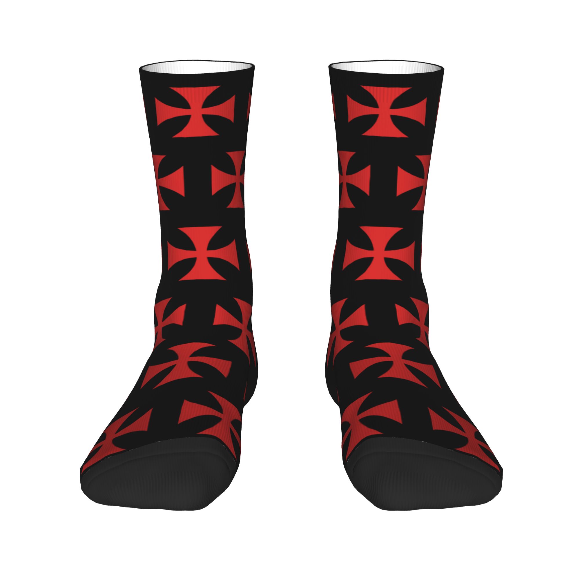 Custom Red Templar Cross Knigh - Dress Sock Men 리뷰 및 가격