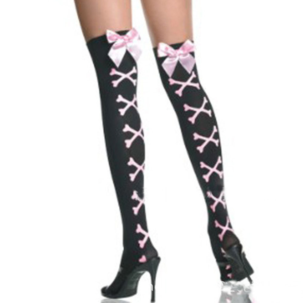 Hold-Ups Bowknot Tops Fever Fa - Fishnet Stocking Women 리뷰 및 가격