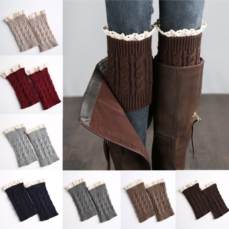 Winter Knit Solid Leg Warmers  - Thermal Sock Winter 리뷰 및 가격