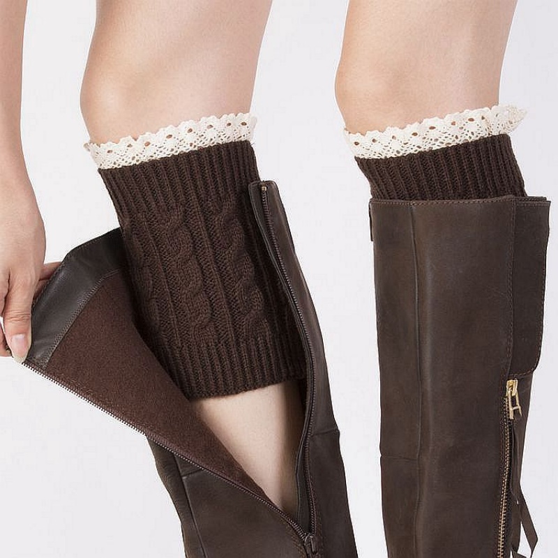 Winter Knit Solid Leg Warmers  - Thermal Sock Winter 리뷰 및 가격