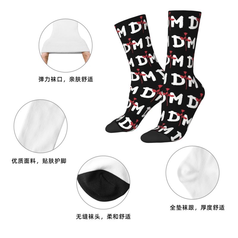 Custom Depeche Mode Mens Crew  - Dress Sock Men 리뷰 및 가격