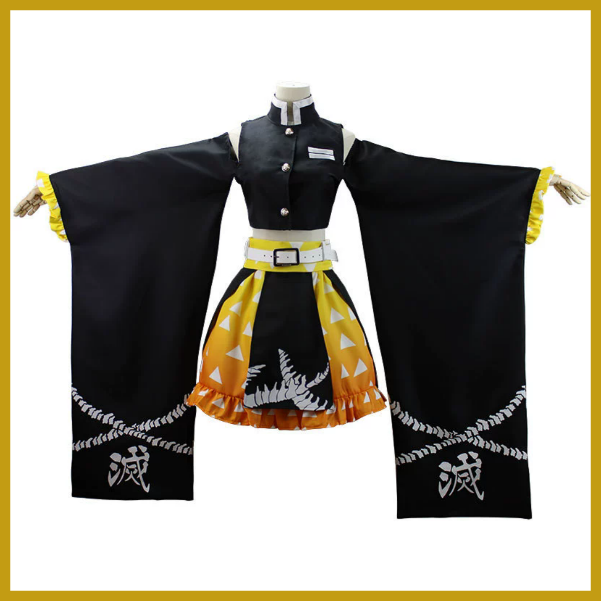 Anime Agatsuma Zenitsu Cosplay - Dress Sock Men 리뷰 및 가격