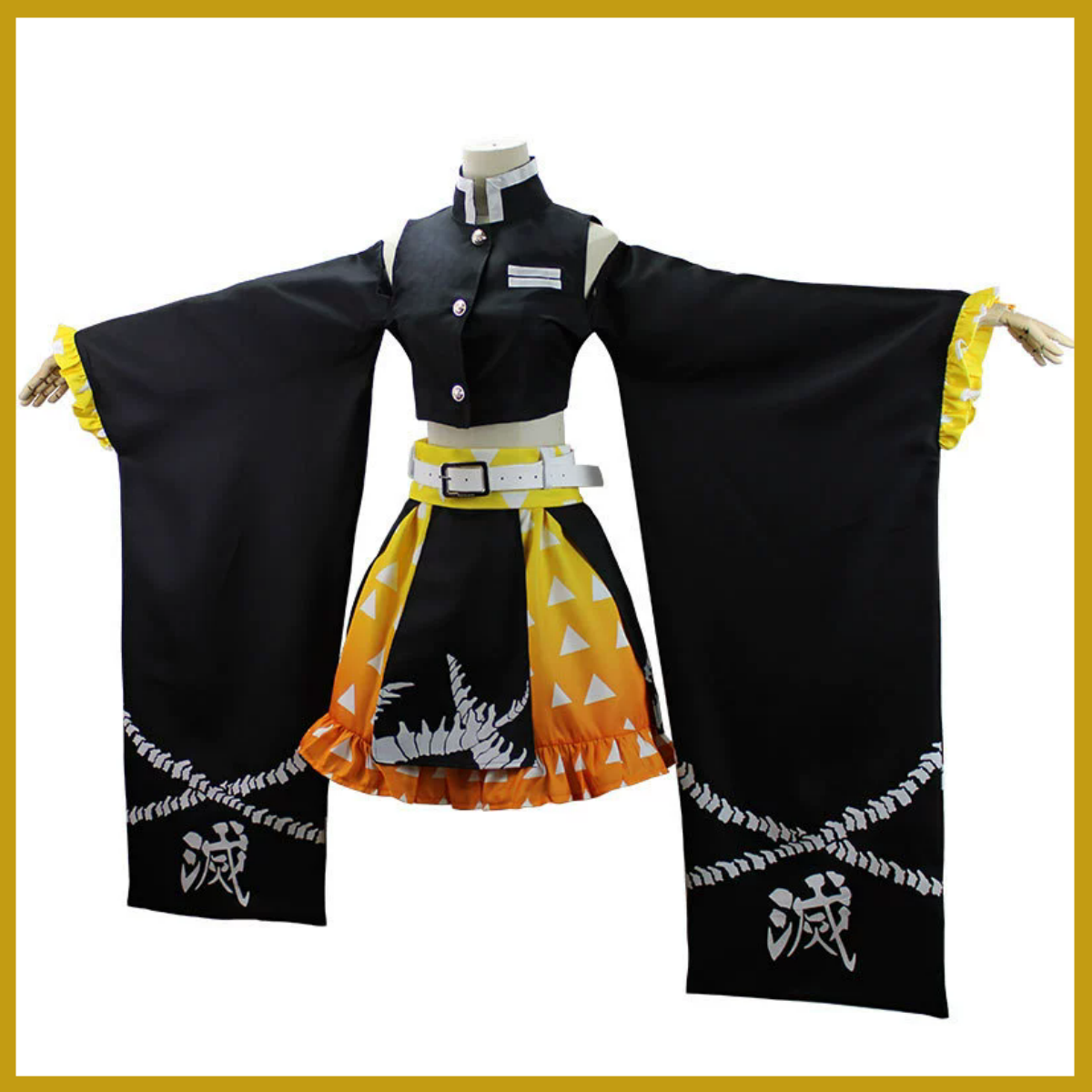 Anime Agatsuma Zenitsu Cosplay - Dress Sock Men 리뷰 및 가격