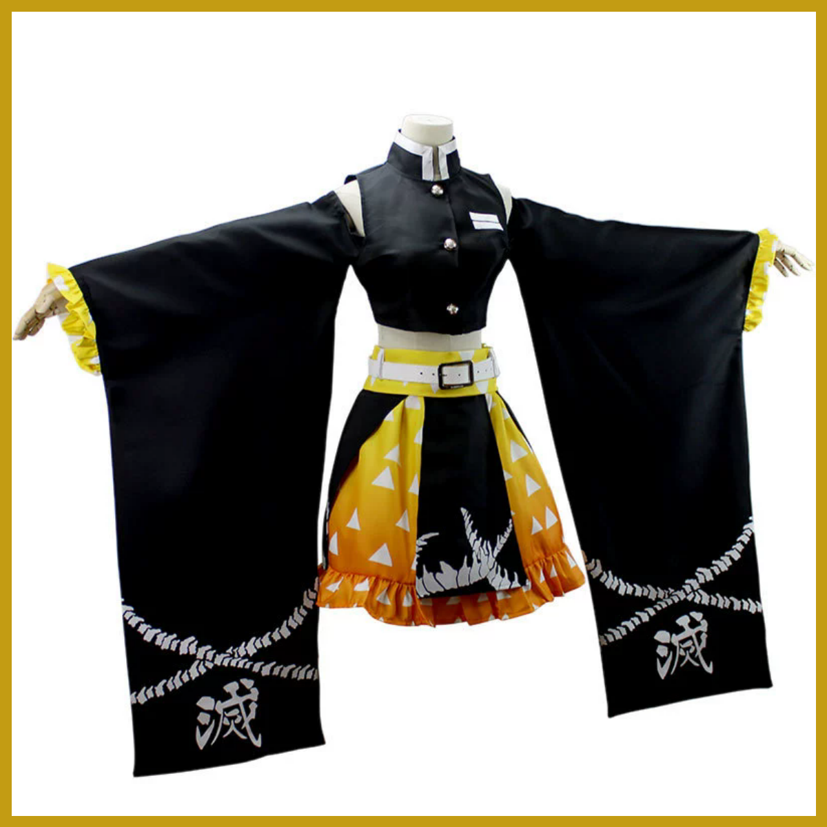 Anime Agatsuma Zenitsu Cosplay - Dress Sock Men 리뷰 및 가격