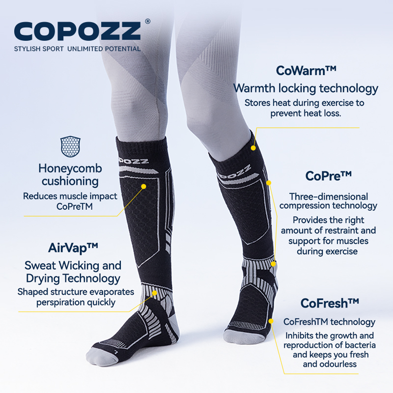COPOZZ New Winter Ski Socks Me - Thermal Sock Winter 리뷰 및 가격