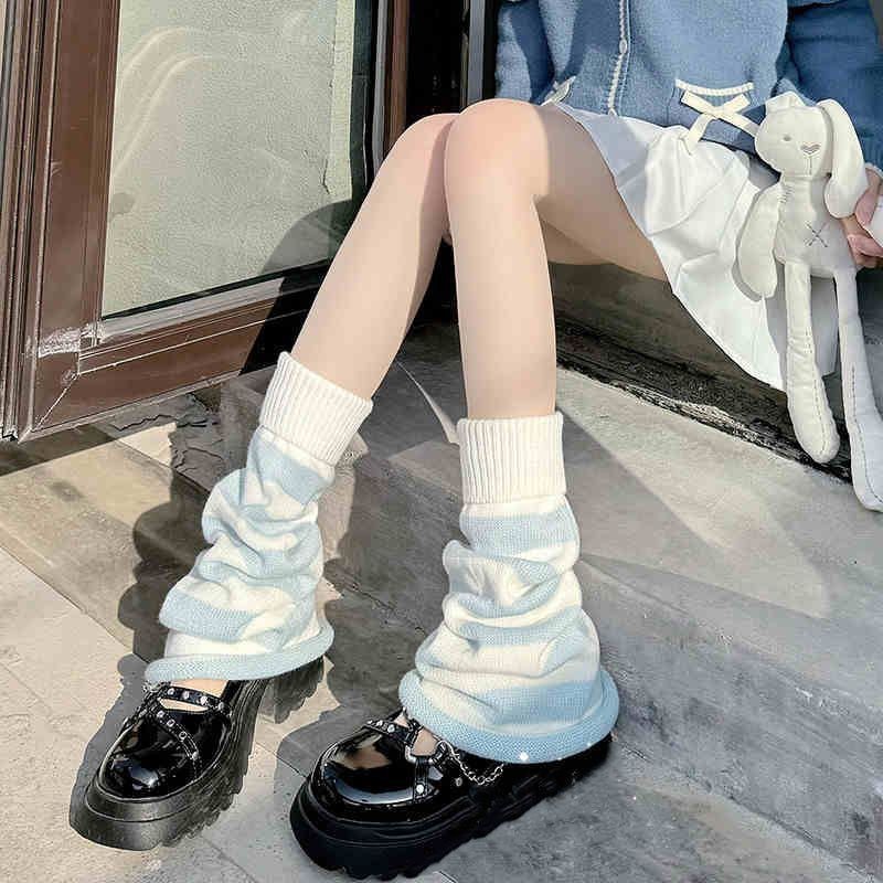 Y2K Striped Leg Warmers Star R - Boot Sock Slouchy 리뷰 및 가격