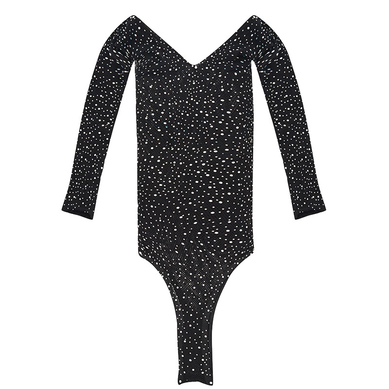 Women Rhinestone Glitter Bodys - Fishnet Stocking Women 리뷰 및 가격