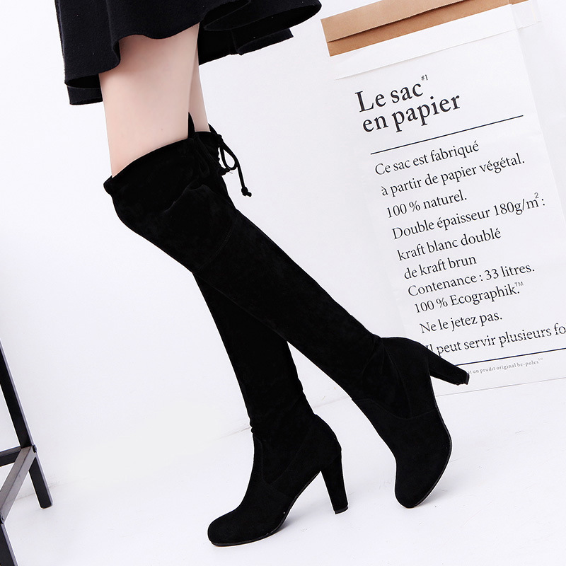 Women's Boots Stretch Fabric O - Knee High Sock Women 리뷰 및 가격