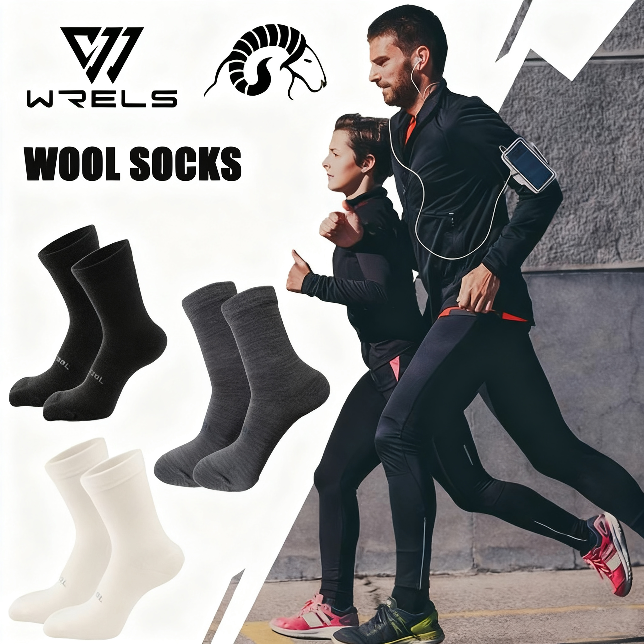 1/3pairs Winter Wool Socks Bre - Wool Hiking Sock 리뷰 및 가격