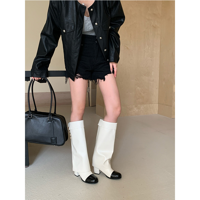 French style small fragrant ro - Knee High Sock Women 리뷰 및 가격
