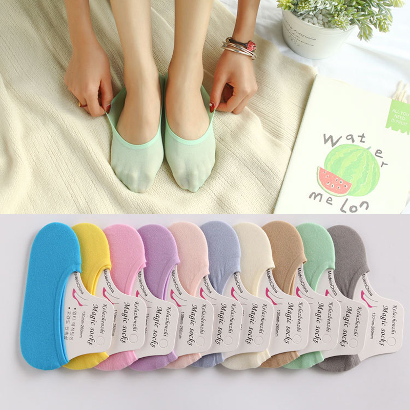 Summer Thin Colorful Girl Invi - Invisibility Sock Loafer 리뷰 및 가격