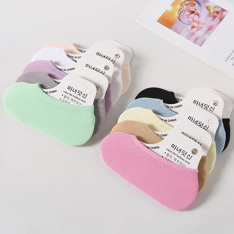 Summer Thin Colorful Girl Invi - Invisibility Sock Loafer 리뷰 및 가격
