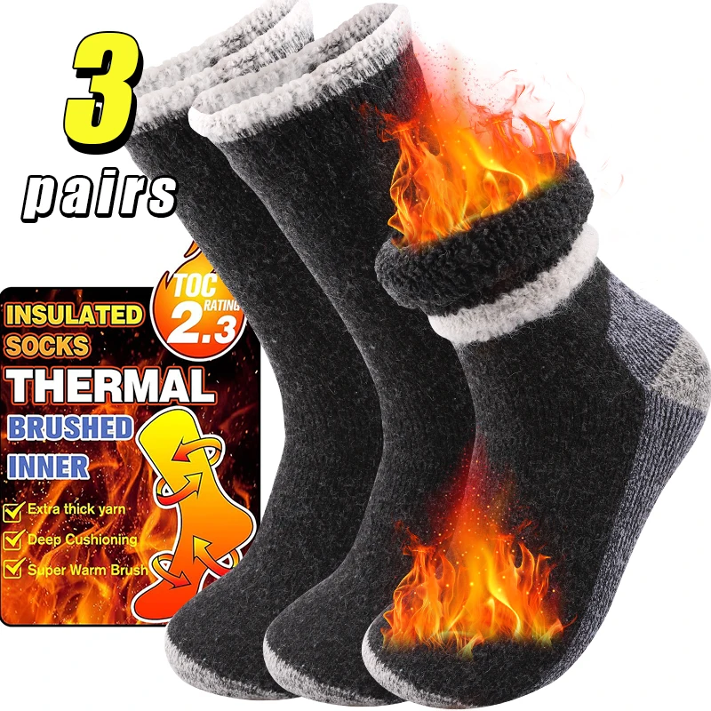 3Pairs High-Quality Thicken Wi - Thermal Sock Winter 리뷰 및 가격