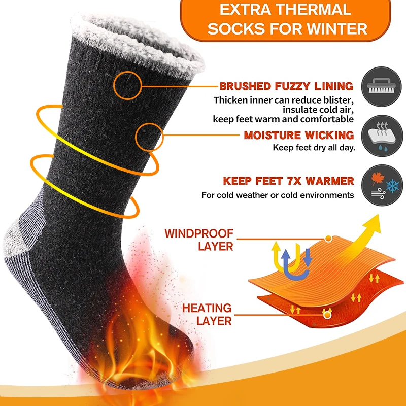 3Pairs High-Quality Thicken Wi - Thermal Sock Winter 리뷰 및 가격