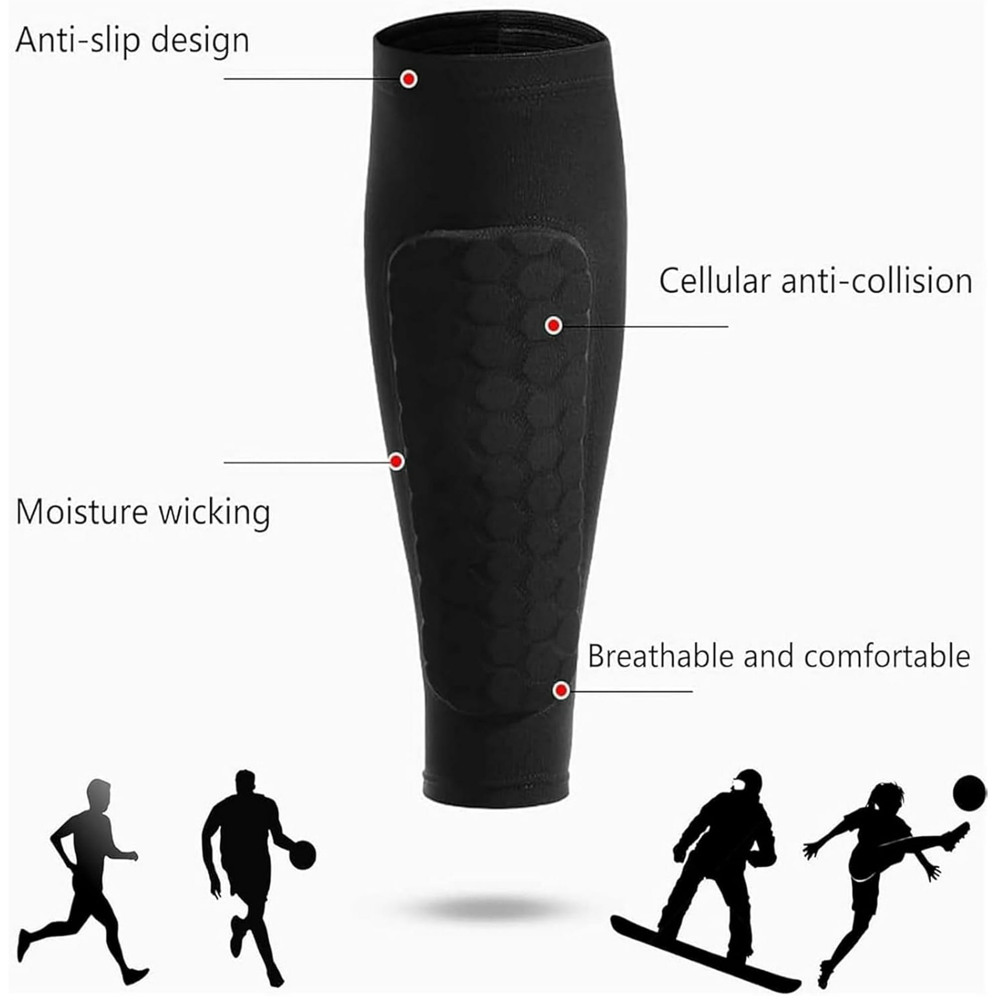 Soccer Shin Guards Shin Guard  - Compression Sleeve Calf 리뷰 및 가격