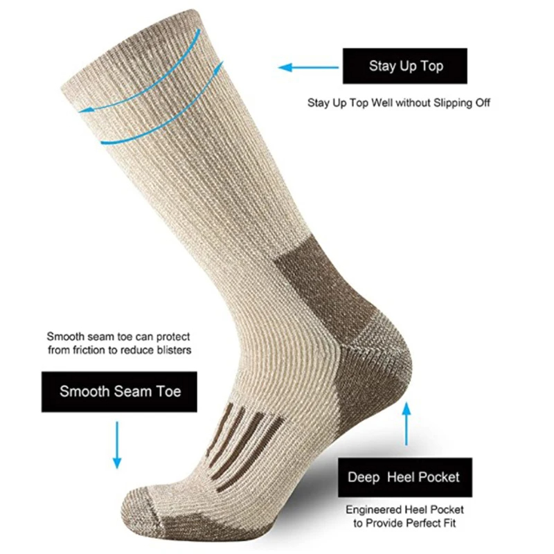 80% Wool Socks Warm Thicken Hi - Wool Hiking Sock 리뷰 및 가격