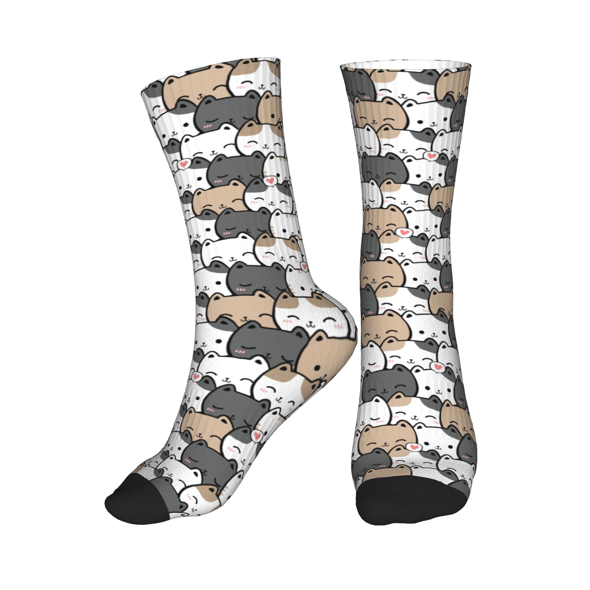 Funny Mens Cute Kitten Cat Doo - Dress Sock Men 리뷰 및 가격