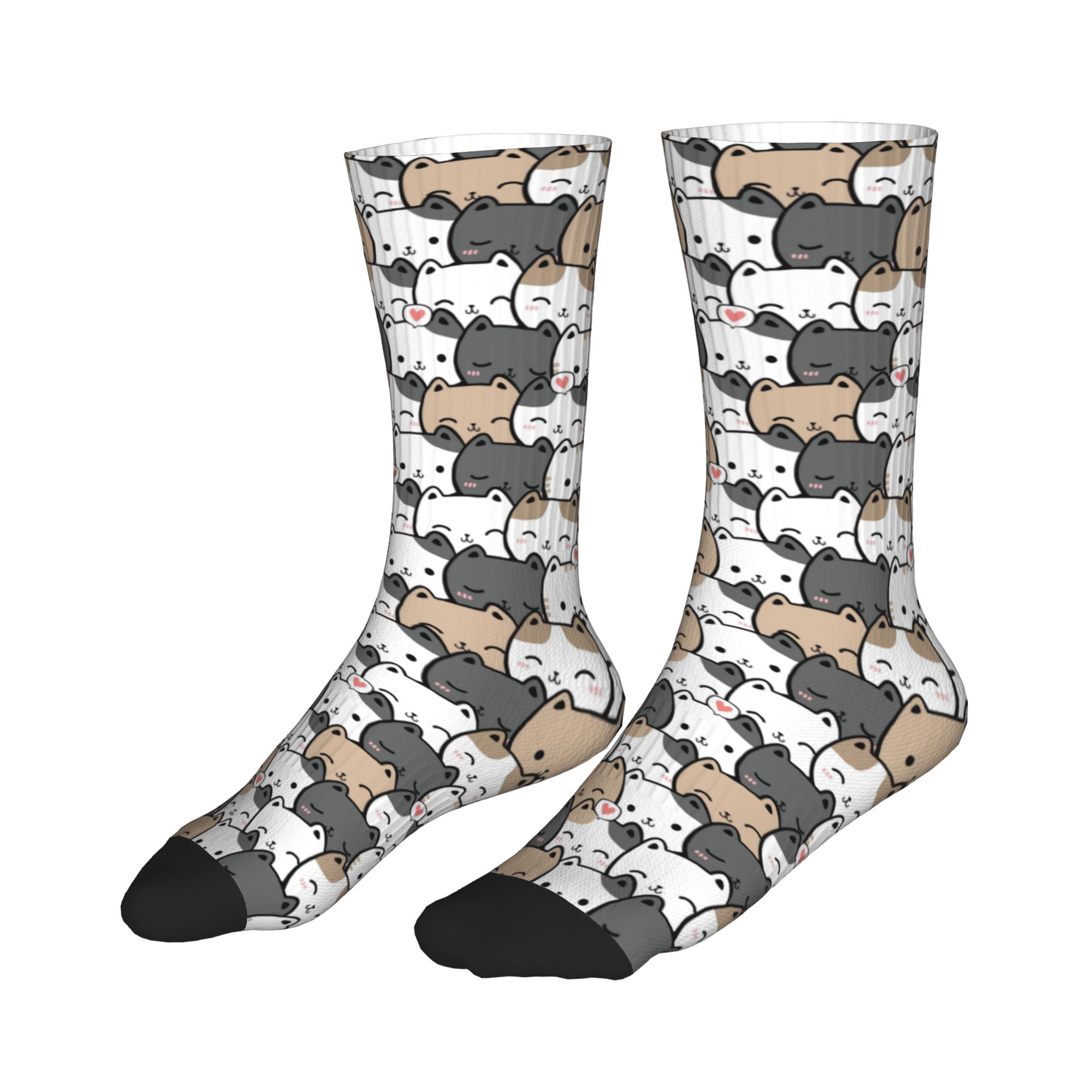 Funny Mens Cute Kitten Cat Doo - Dress Sock Men 리뷰 및 가격