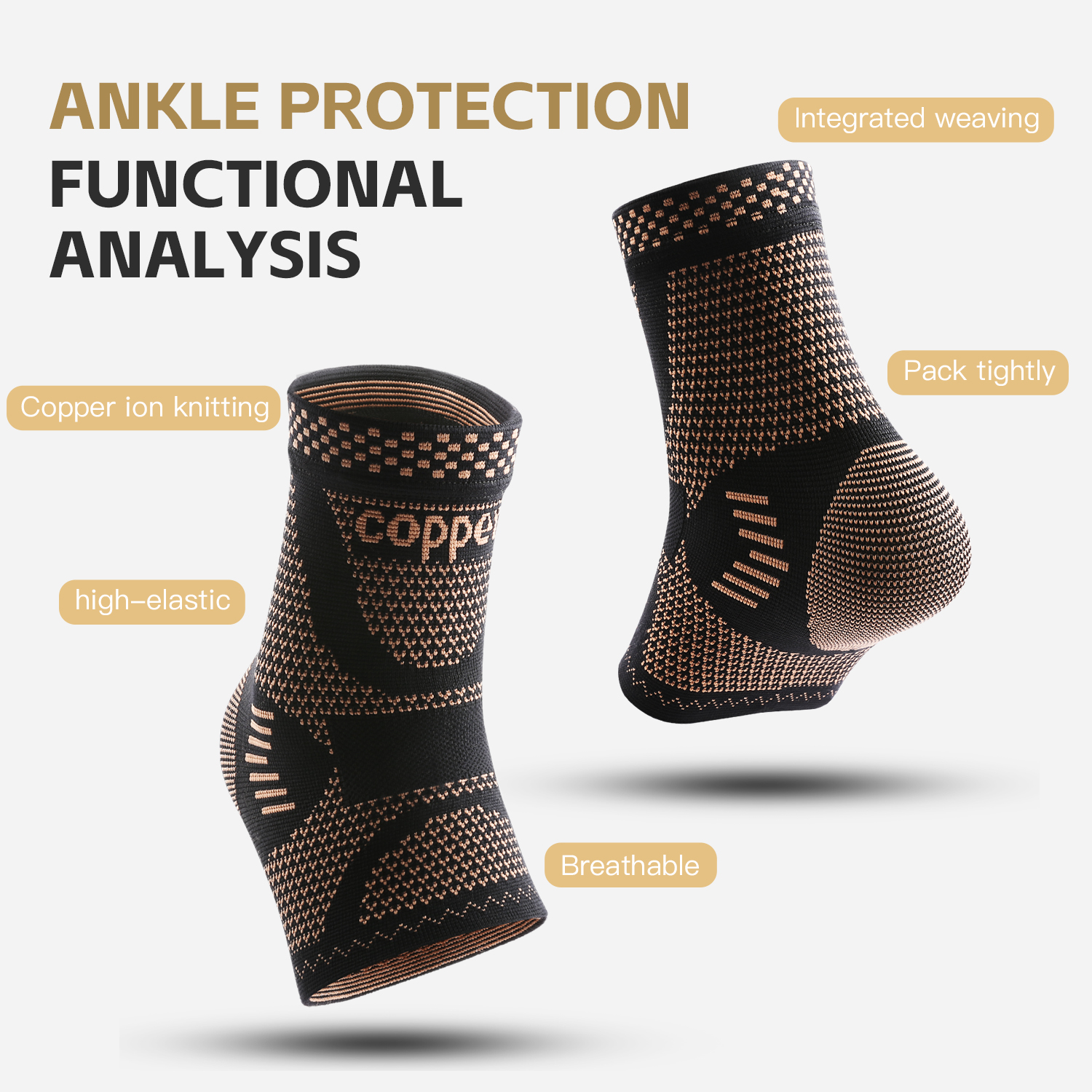 1/2 piece Copper Ankle Brace,I - Ankle Brace Sock 리뷰 및 가격