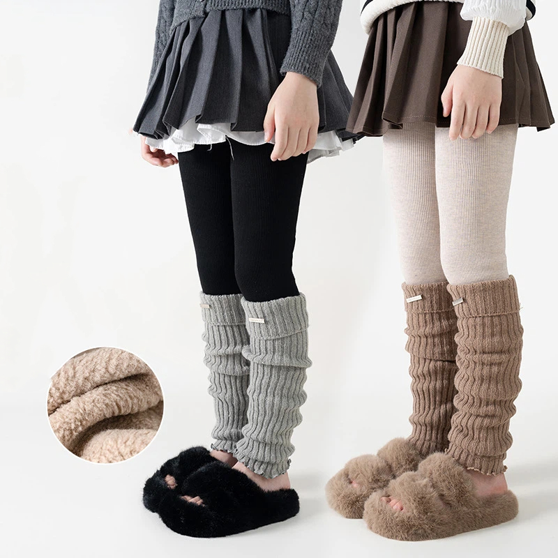 Kids Thermal Thickened Legging - Boot Sock Slouchy 리뷰 및 가격