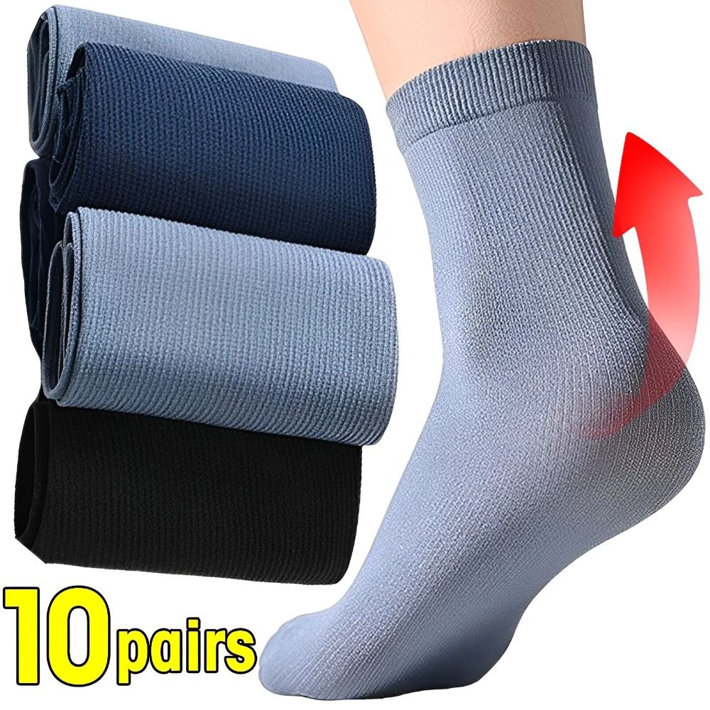 10pairs Men Ice Silk Socks Sum - Silk Sock Bamboo 리뷰 및 가격