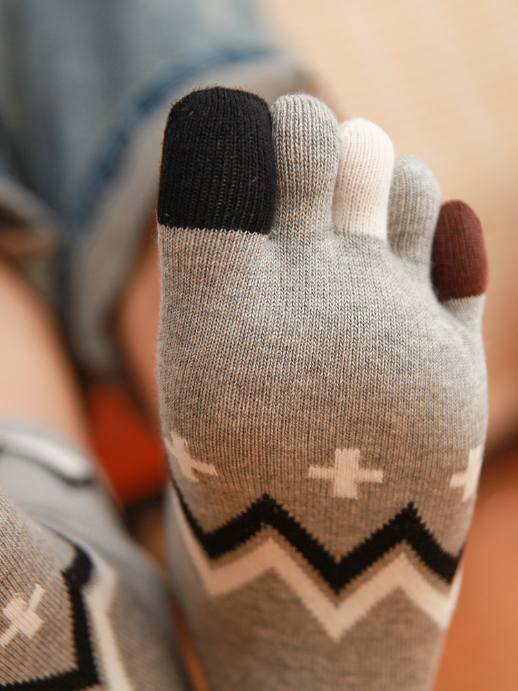 5 Pairs Four-season Pure Cotto - Toe Sock Split 리뷰 및 가격