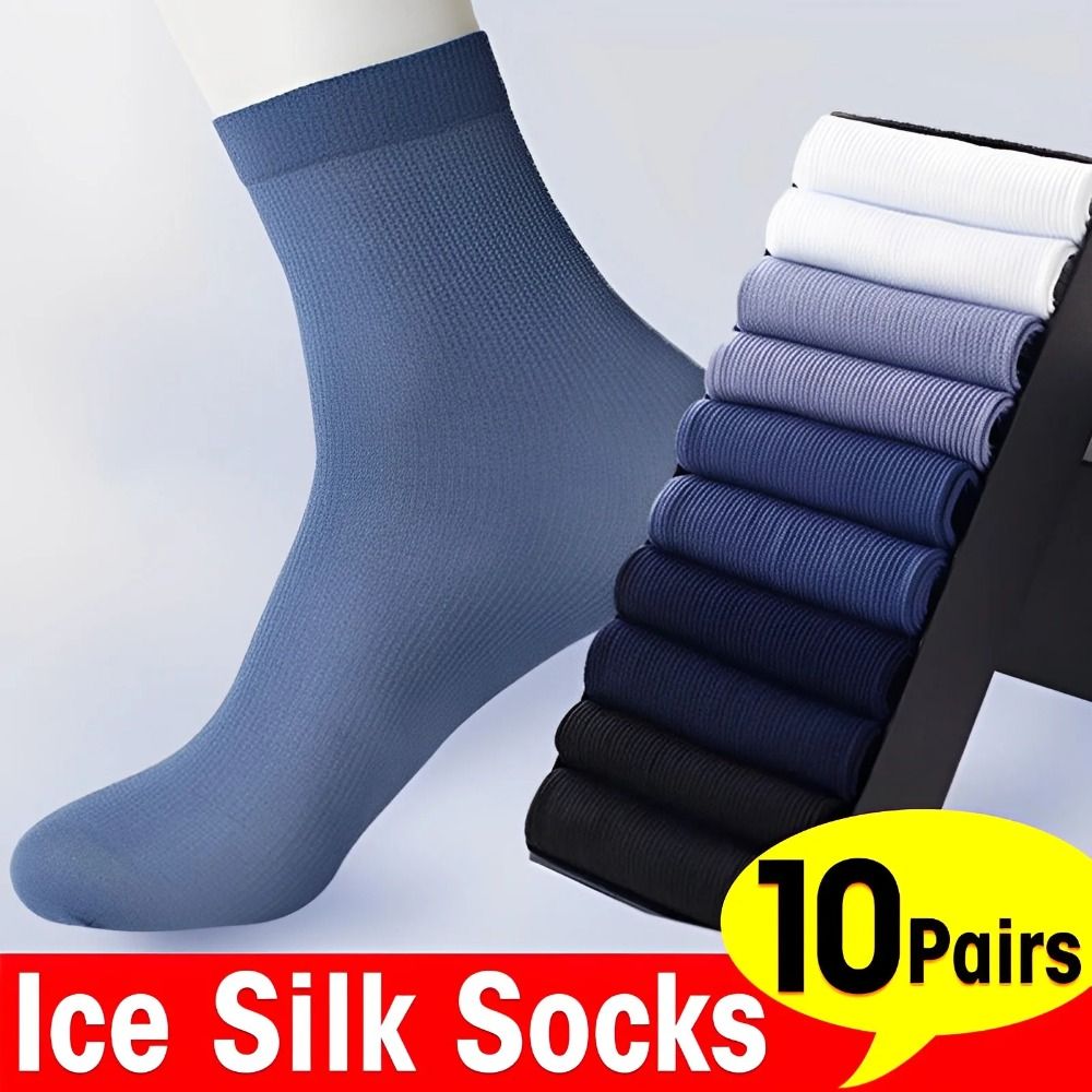 10Pairs Fashion Breathable Men - Silk Sock Bamboo 리뷰 및 가격
