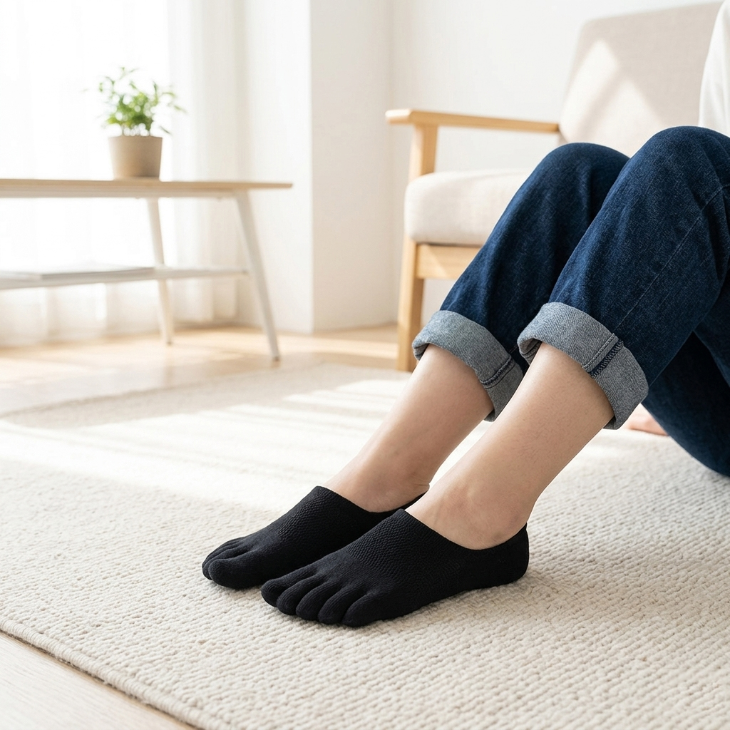 1/3/4 Pairs,Unisex Cotton Five - Toe Sock Split 리뷰 및 가격
