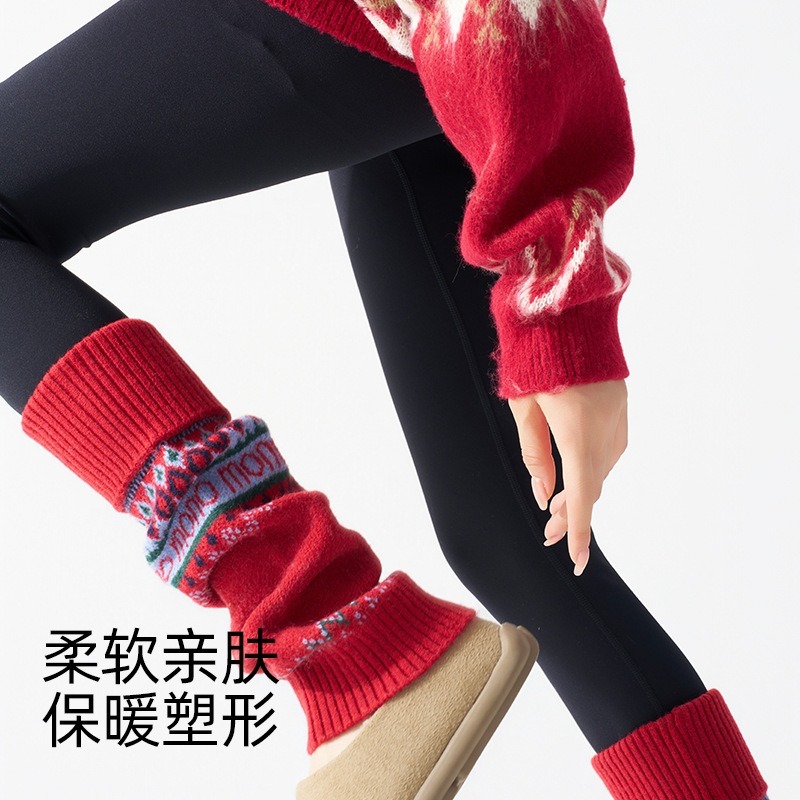 ​Fair Isle Knitted Leg Warmers - Boot Sock Slouchy 리뷰 및 가격