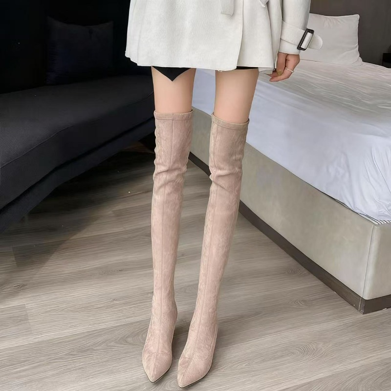 Sexy Women's Boots Pointed Toe - Knee High Sock Women 리뷰 및 가격