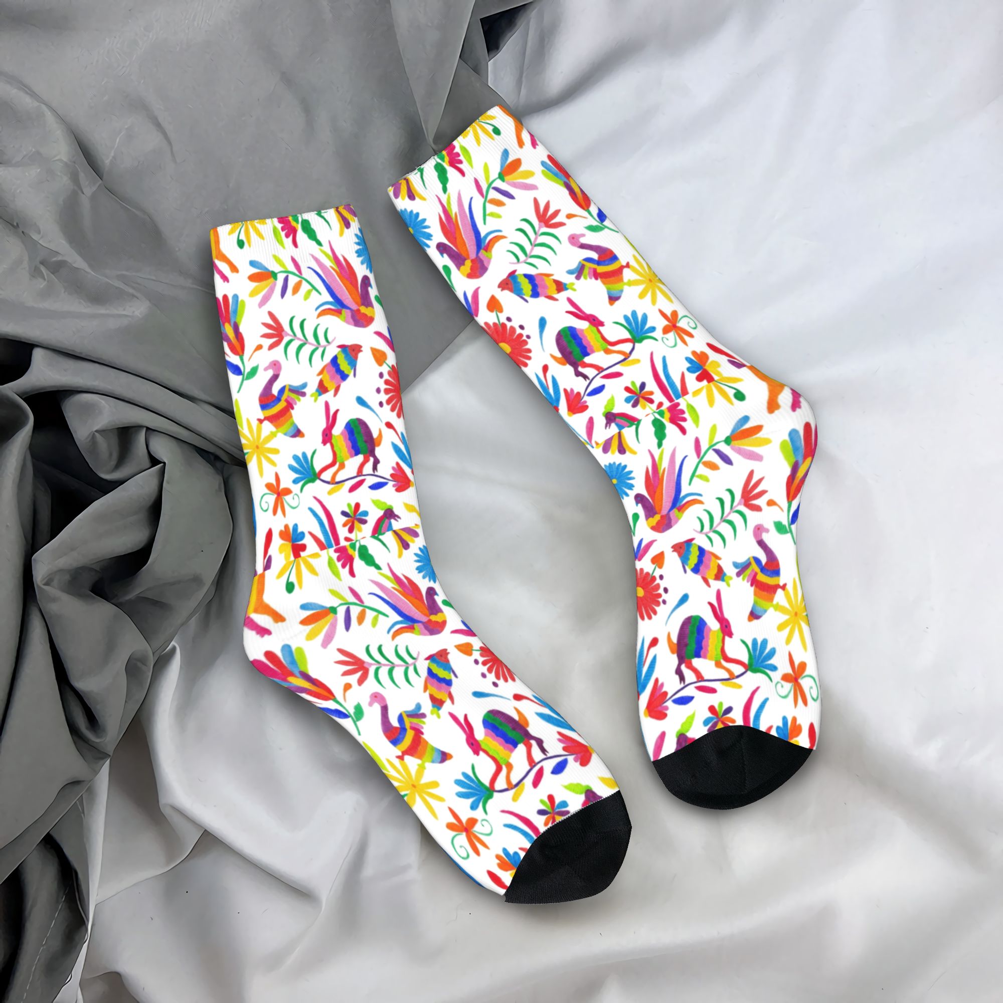 Custom Otomi Folk Mexican Art  - Dress Sock Men 리뷰 및 가격