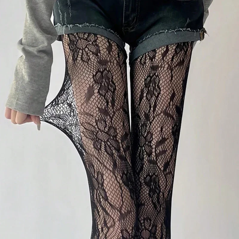 Gothic Fishnet Tights Women Sh - Tights Pantyhose Sheer 리뷰 및 가격