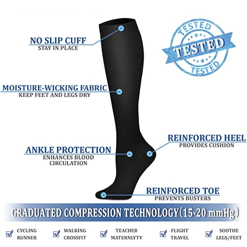 S-XXL Compression Socks Men Wo - Compression Sock Medical 리뷰 및 가격