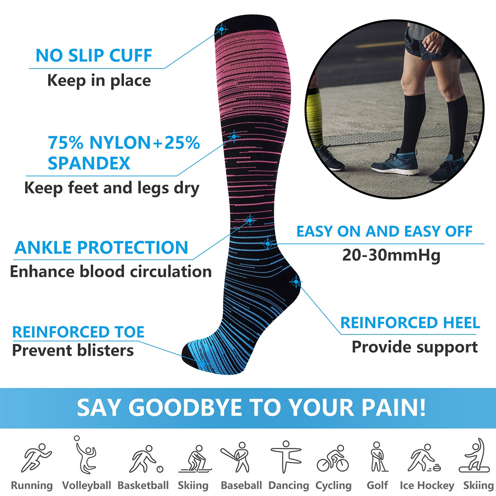 GOMOREON 6Pairs Compression So - Compression Sock Medical 리뷰 및 가격
