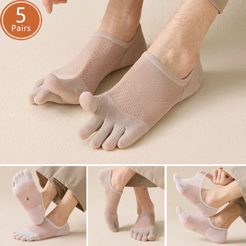 5 Pairs Man Summer Thin Toe So - Ankle Sock Low Cut 리뷰 및 가격