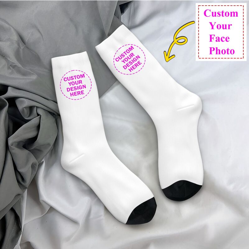 Personalize Custom Photo Logo  - Dress Sock Men 리뷰 및 가격