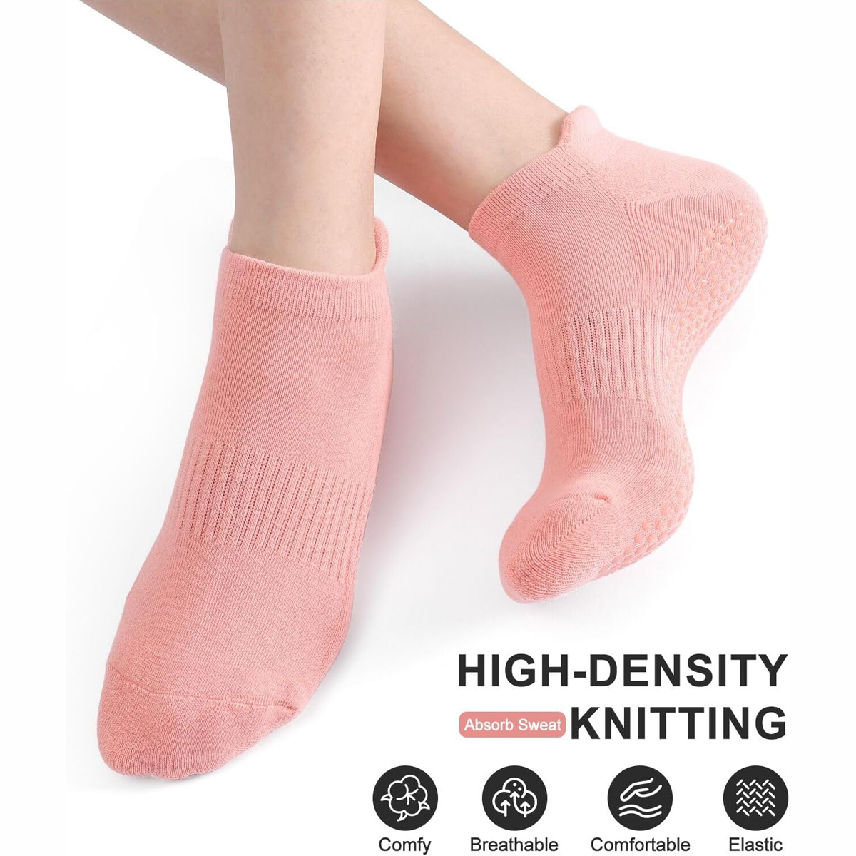 6 Pairs Yoga Socks for Women P - Grip Sock Yoga 리뷰 및 가격