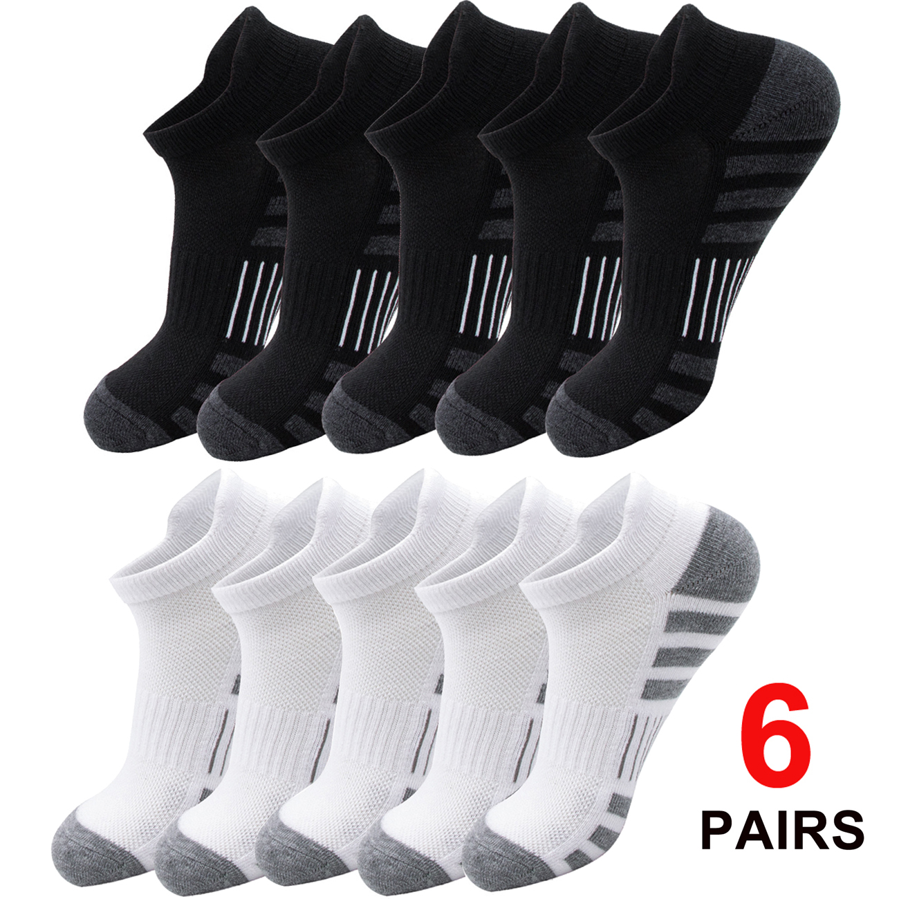 6/24 Pairs Cushioned Breathabl - Athletic Sock Cushion 리뷰 및 가격