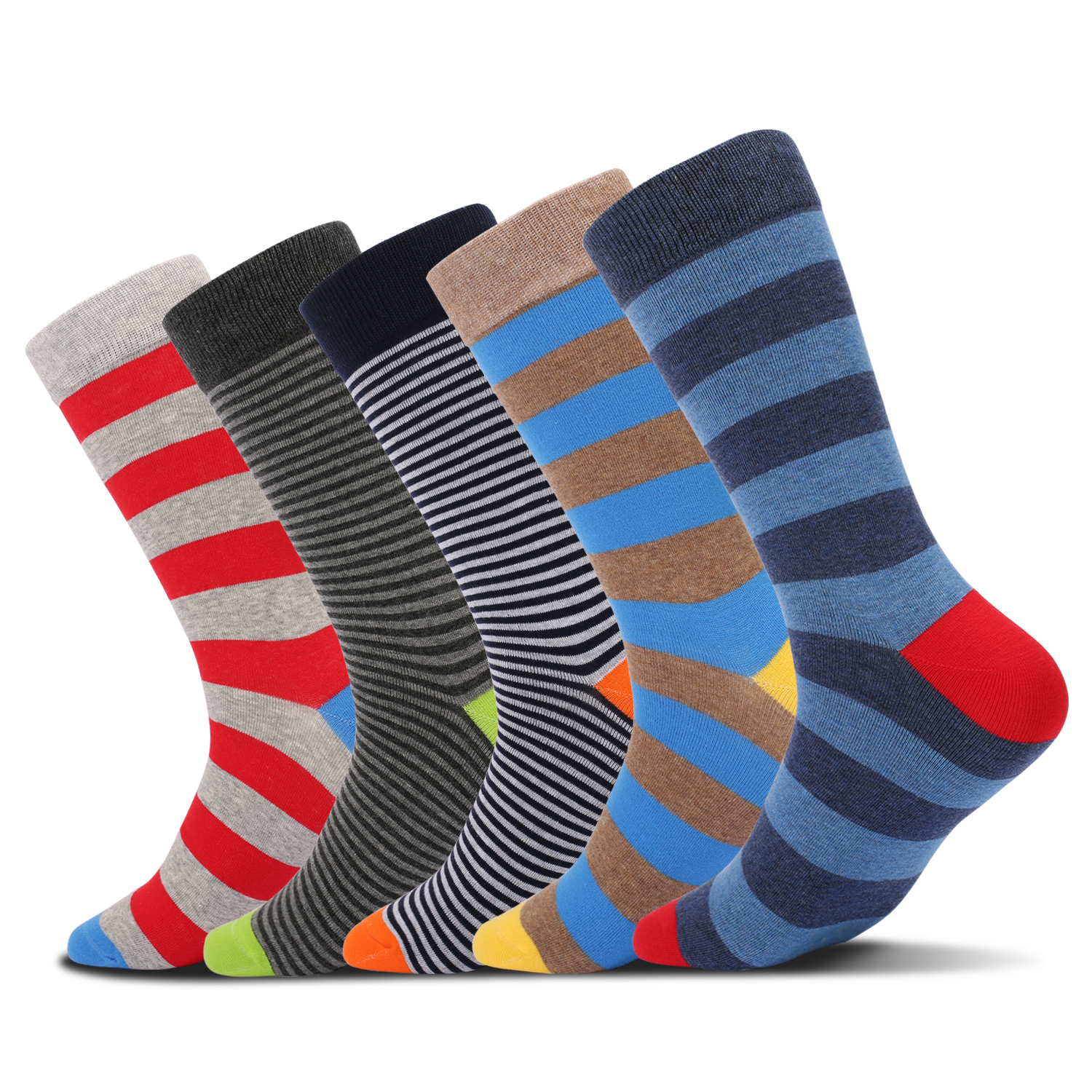 5Pairs Mens Fun Dress Socks, P - Cotton Crew Sock Pack 리뷰 및 가격