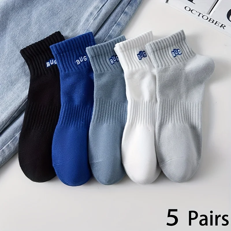 5 Pairs Men's Ankle Socks, Sol - Ankle Sock Low Cut 리뷰 및 가격