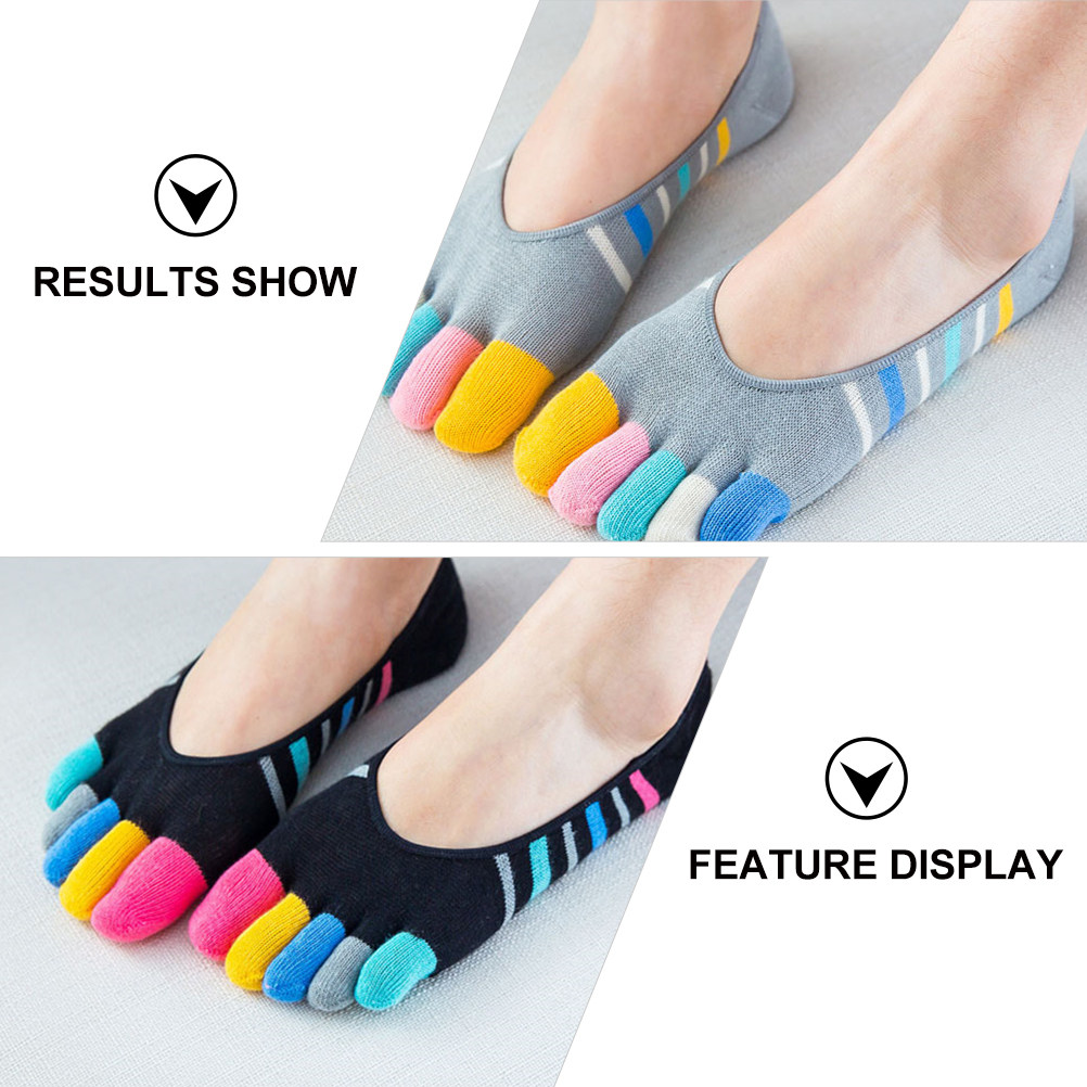 5Pairs Yoga Toe Socks Women In - Invisibility Sock Loafer 리뷰 및 가격